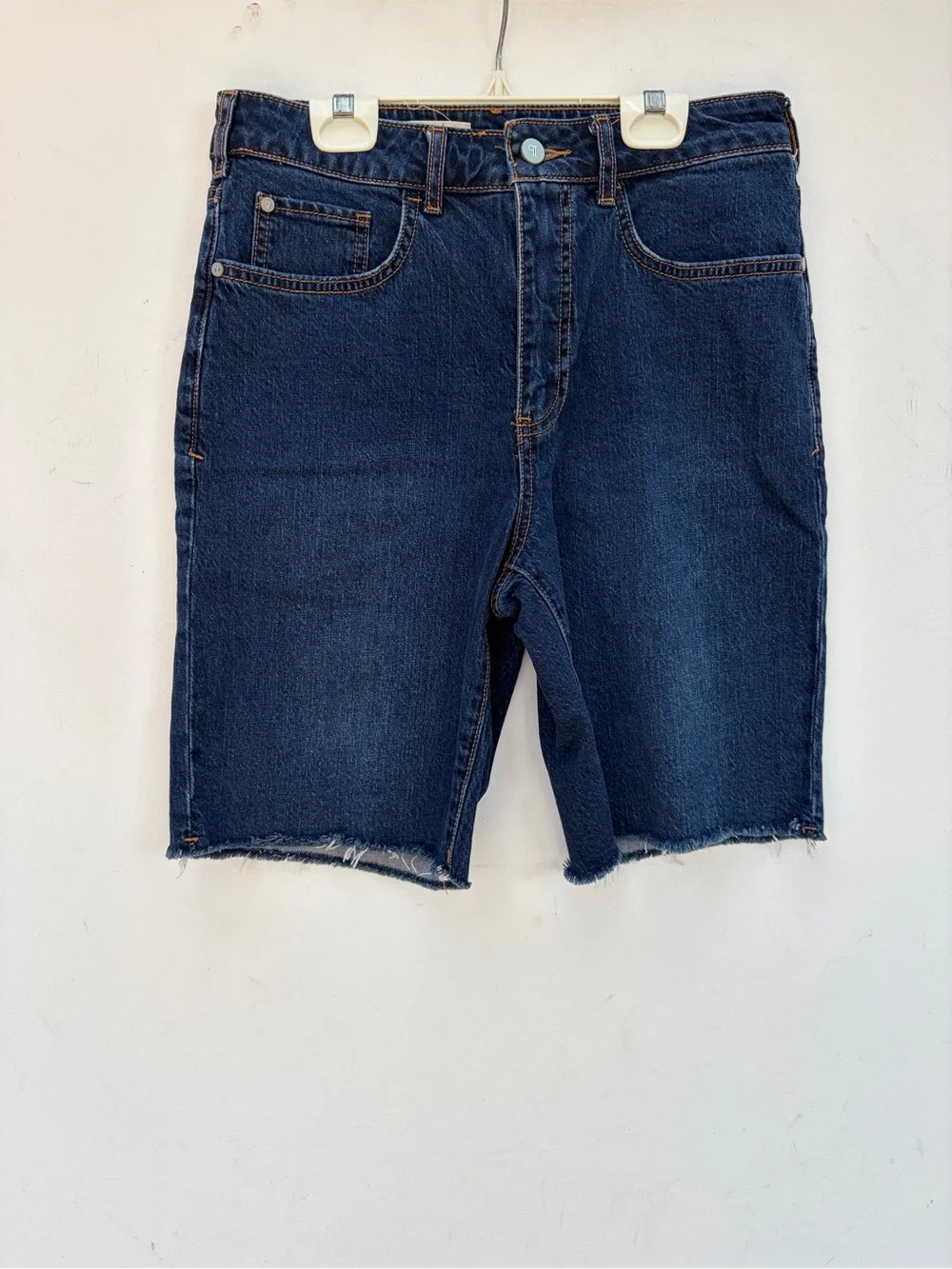Anthropologie Pilcro Long Denim Shorts